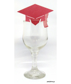 Αποφοίτηση Κόκκινη για Ποτήρι