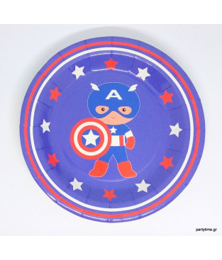Πιάτα γλυκού Captain America