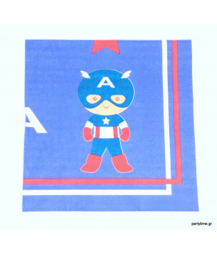 Χαρτοπετσέτες Captain America